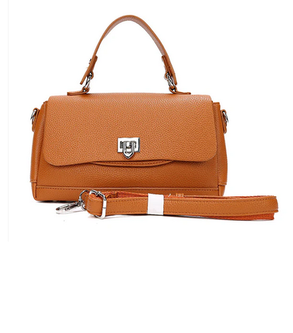 1885 ENVELOPE STYLE SHORT/CB HANDLE DAY BAG Tan