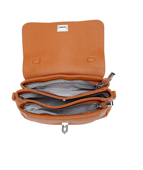 1885 ENVELOPE STYLE SHORT/CB HANDLE DAY BAG Beige