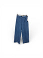 202615 Wide Leg Denim Elastic Waist Denim
