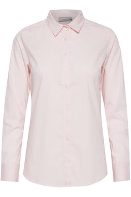 20600181 Stretch Cotton Basic Blouse Rose Pinke