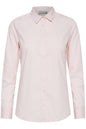 20600181 Stretch Cotton Basic Blouse Rose Pinke