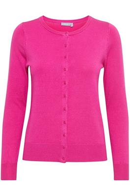 20604187 Basic O-Neck Button Cardigan Navy