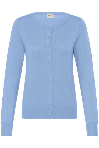 20604187Ss26 Basic O-Neck Fine Knit Card Baby Blue