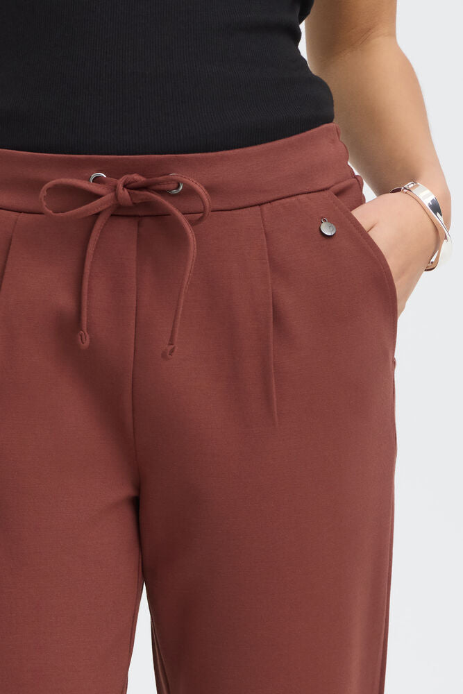 20605622 Stretchy Pull up Tracksuit Trousers Plum