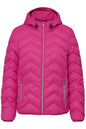 20609336 Hooded Padded Down Cas Jacket Fushia