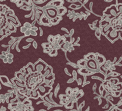 20610634 ?20 TEES PRINT SH/SL Wine/Grey