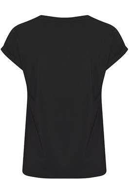 20610634 Sh/Sl T-Shirt Black