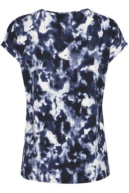20610634 Sh/Sl T-Shirt Navy/White