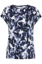20610634 Sh/Sl T-Shirt Navy/White