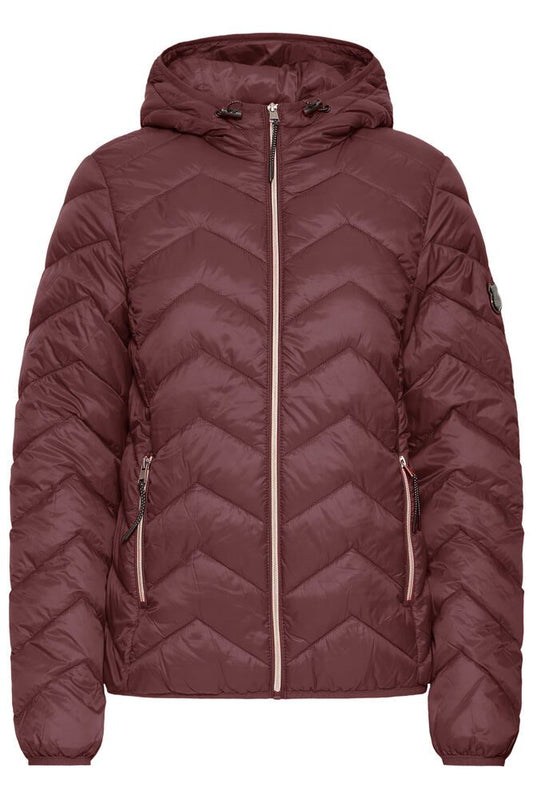 20610720 Short Green Hooded Coat Fudge