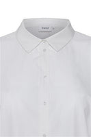 20611103 Crisp L/S Basic Shirt Up/Down H White