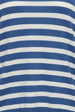 20611746 Stripe 3/4 Slve Jumper Blue/White