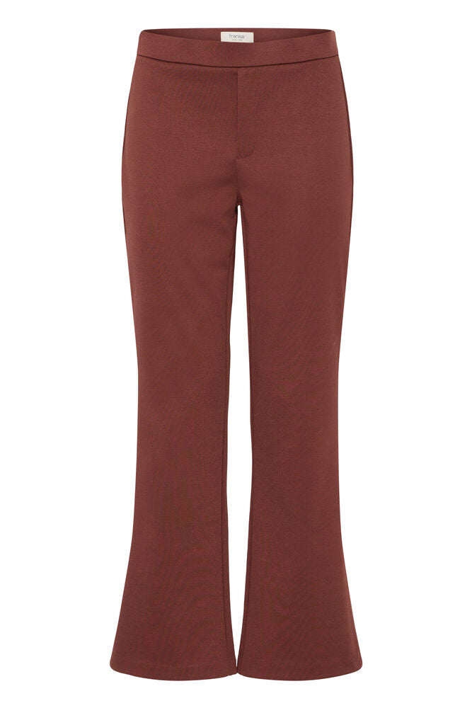 20611825 BOOTCUT HEAVY JERSEY PULL UP TROUSERS WINE