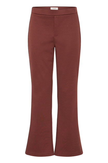 20611825 BOOTCUT HEAVY JERSEY PULL UP TROUSERS WINE