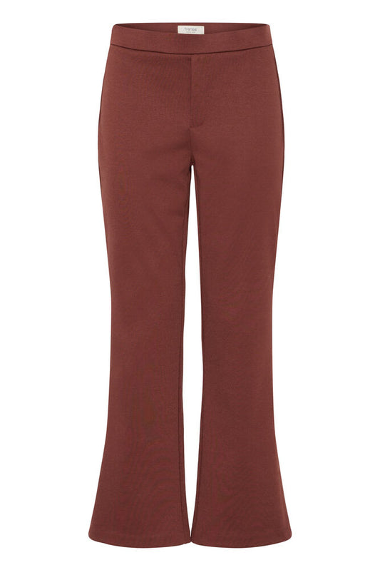 20611825 BOOTCUT HEAVY JERSEY PULL UP TROUSERS WINE