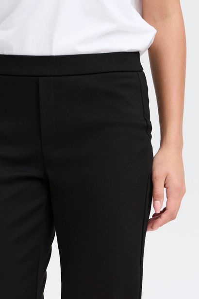 20611825 Stretch Flare Jersey Leggings Black