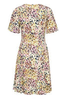 20612208 Print S/S A-Line Dress Pink