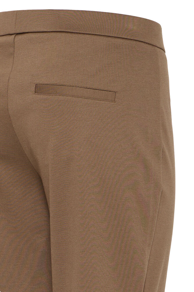 20613528 BOOT CUT PULL UP HEAVY JERSEY TROUSERS Brown