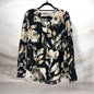 20614542 Vnck L/S Elastic Sleeve Buff Sh Black/Cream