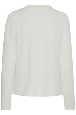 20615002 Warm Feel L/S High Neck Top Cream