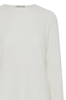 20615002 Warm Feel L/S High Neck Top Cream