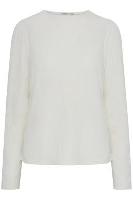 20615002 Warm Feel L/S High Neck Top Cream