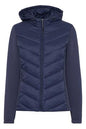 20615224 Padded Plain Slve Casual Coat Navy
