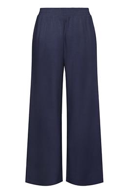 20615493 SUPER SOFT WIDE LEG 7/8 LGT TROUSERS Black
