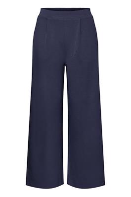 20615493 SUPER SOFT WIDE LEG 7/8 LGT TROUSERS Black