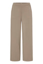 20615493 Super Soft Wide Leg 7/8 Trouser Taupe