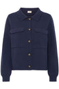 20615499Ss26 Boxy Short Big Pocket Cardi Navy