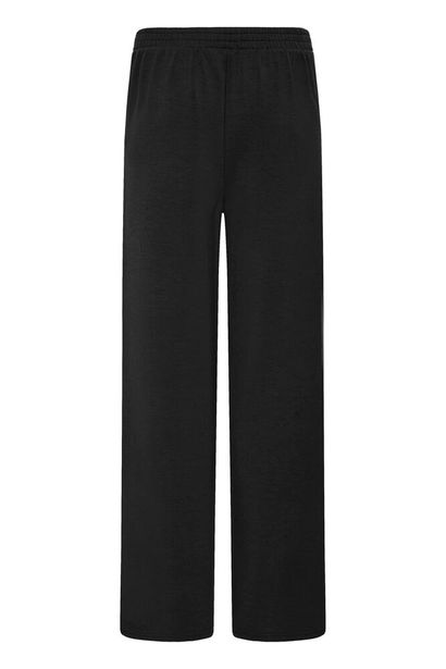20615556 STRETCH WIDE LEG SCUBA PULL UP TROUSERS Black