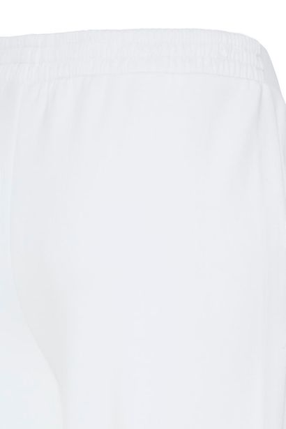 20615556 STRETCH WIDE LEG SCUBA PULL UP TROUSERS White