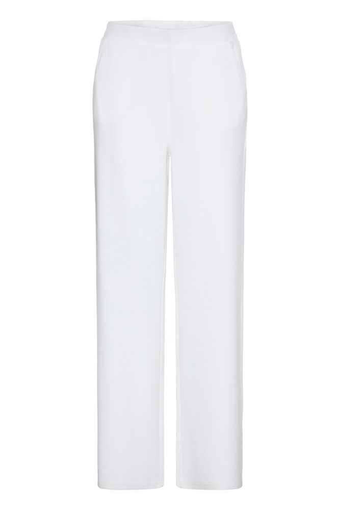20615556 STRETCH WIDE LEG SCUBA PULL UP TROUSERS White