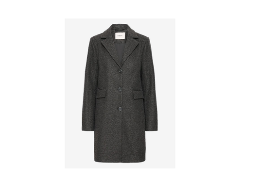 20615678 3/4 Lenght Herringbone Soft Jkt Grey