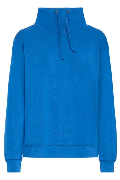 206105947 Funnel Neck Soft Feel Sweat Ju Cobalt Blue