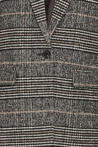 20616182 Houndstooth Blazer Black/Brown