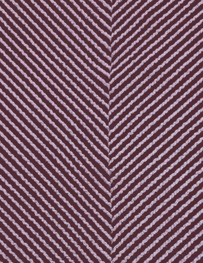 20617126 3/4 sleeve ribbed top WINE