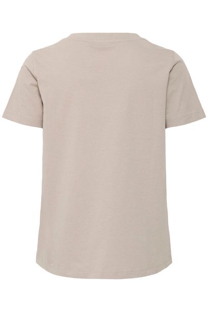 20617153 Cotton S/S "Amore" T-Shirt Taupe