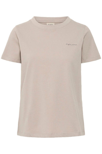 20617153 Cotton S/S "Amore" T-Shirt Taupe
