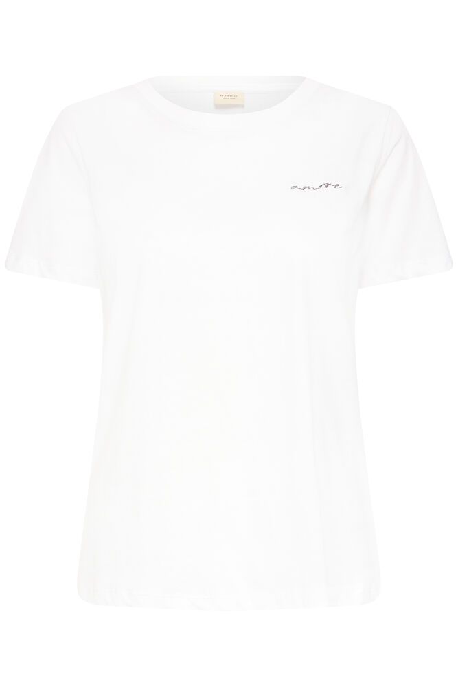 20617153 Cotton S/S "Amore" T-Shirt White