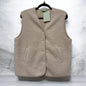 20617286 Teddy Fleece Gilet Rose Pink