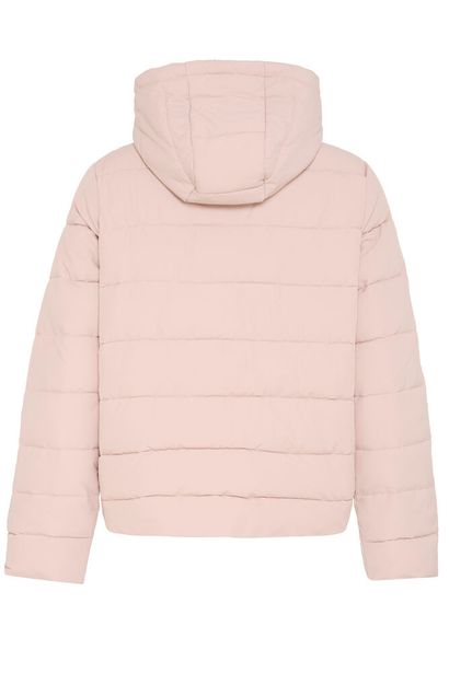 20617356 Short Padded Hood Coat Pink
