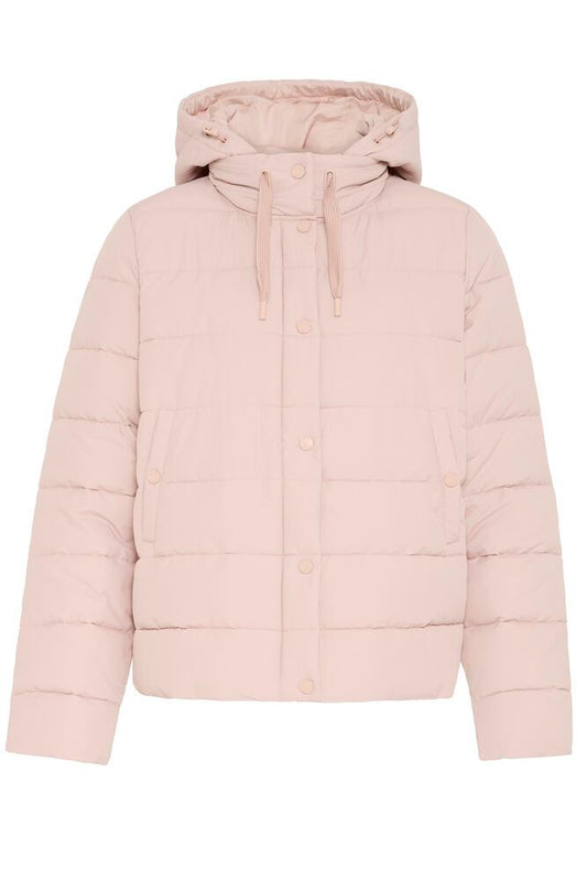 20617356 Short Padded Hood Coat Pink