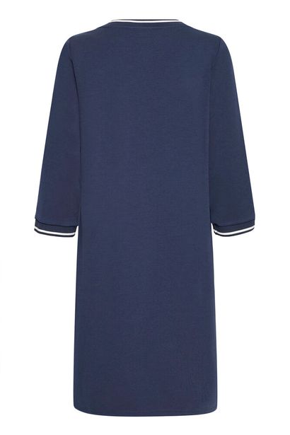 20617413 Straight Shift Dress 2Tone Navy/White