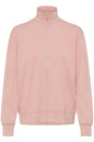 20617465 Zip Up Funnel Neck Sweat Top Rose Pink