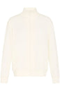 20617465 Zip Up Funnel Neck Sweat Top White