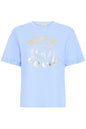 20617490 Cotton S/S Motif T-Shirt Baby Blue