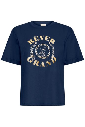 20617490 Cotton S/S Motif T-Shirt Navy