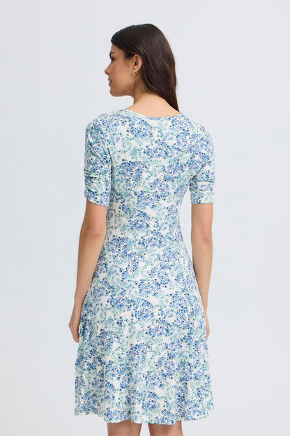 20617544 Ditsy Floral Print S/S Summer D Blue